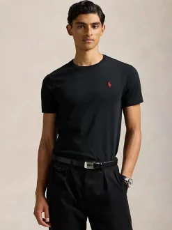 Polo Ralph Lauren Miesten T-Paita, SHORT SLEEVE-T-SHIRT NOS Musta