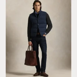 Polo Ralph Lauren Miesten liivi Houndstooth Print Estate Rib, sininen