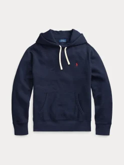 Polo Ralph Lauren miesten huppari, PULL OVER FLEECE HOODIE Tummansininen