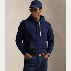 Polo Ralph Lauren miesten huppari, PULL OVER FLEECE HOODIE Tummansininen