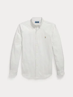 Polo Ralph Lauren miesten kauluspaita Long Sleeve Sport Shirt, vaaleanruskea