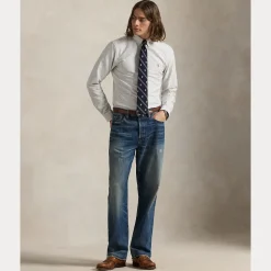 Polo Ralph Lauren miesten kauluspaita Long Sleeve Sport Shirt, vaaleanruskea