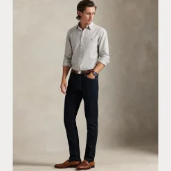 Polo Ralph Lauren miesten kauluspaita Long Sleeve Sport Shirt, vaaleanruskea