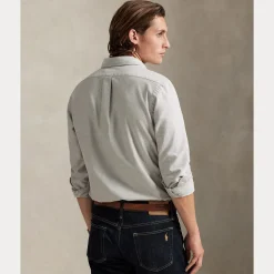 Polo Ralph Lauren miesten kauluspaita Long Sleeve Sport Shirt, vaaleanruskea