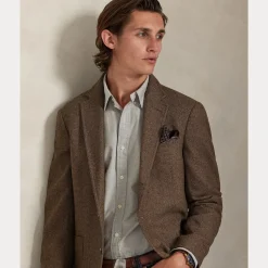 Polo Ralph Lauren miesten kauluspaita Long Sleeve Sport Shirt, vaaleanruskea