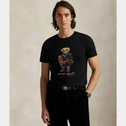 Polo Ralph Lauren miesten t-paita Polo Bear Holiday, musta