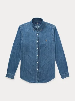 Polo Ralph Lauren miesten kauluspaita, DENIM SHIRT Indigo