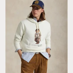 Polo Ralph Lauren miesten huppari, POLO BEAR HOODIE Valkoinen