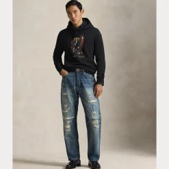 Polo Ralph Lauren miesten huppari Polo Bear Fleece Hoodie, musta