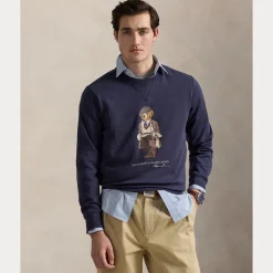 Polo Ralph Lauren miesten college Polo Bear, Tummansininen