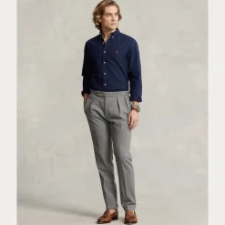 Polo Ralph Lauren miesten kauluspaita, LONG SLEEVE-SPORT Sininen