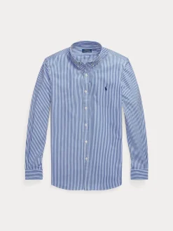 Polo Ralph Lauren miesten kauluspaita, LONG SLEEVE-SPORT SHIRT Sininen