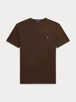Polo Ralph Lauren miesten t-paita Short Sleeve T Shirt, tummanruskea