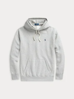 Polo Ralph Lauren miesten huppari, LONG PULL OVER HOODIE Keskiharmaa