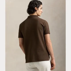 Polo Ralph Lauren miesten pikeepaita POLO PIKEE CUSTOM SLIM, tummanruskea