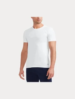 Polo Ralph Lauren Miesten T-Paita, ONEPACK CREW Valkoinen