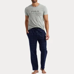 Polo Ralph Lauren miesten pyjamahousut PYJAMA PANT-PANT-SLEEP BOTTOM, tummansininen