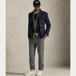 Polo Ralph Lauren miesten collegehousut, FLEECE PANT Tummanharmaa