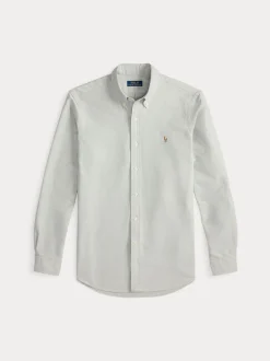 Polo Ralph Lauren miesten kauluspaita Long Sleeve Sport Shirt, vaaleanvihreä
