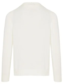 Polo Ralph Lauren Miesten Neulepusero, LONG SLEEVE-SWEATER Valkoinen