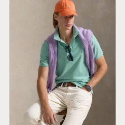 Polo Ralph Lauren miesten pikeepaita, POLO PIKEE CUSTOM SLIM Limenvihreä
