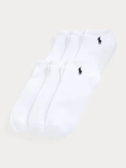 Polo Ralph Lauren miesten sukat, POLO SNEAKER 6-PACK Valkoinen