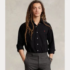 Polo Ralph Lauren miesten kauluspaita Long Sleeve Sport Shirt, musta