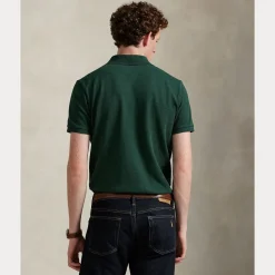 Polo Ralph Lauren miesten pikeepaita Polo Shirt Short Sleeve Knit, tummanvihreä