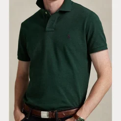 Polo Ralph Lauren miesten pikeepaita Polo Shirt Short Sleeve Knit, tummanvihreä
