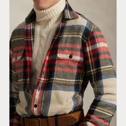 Polo Ralph Lauren miesten paita LONG SLEEVE SPORT SHIR, punainen ruutu