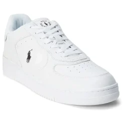 Polo Ralph Lauren Miesten Kengät, MASTERS CRT-SNEAKERS-LOW TOP LACE NAVY WHITE Valkoinen