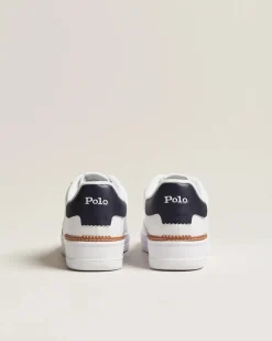 Polo Ralph Lauren Miesten Kengät, MASTERS CRT-SNEAKERS-LOW TOP LACE NAVY WHITE Valkoinen