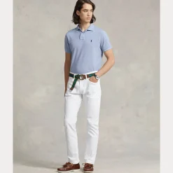 Polo Ralph Lauren miesten pikeepaita, POLO PIKEE CUSTOM SLIM Vaaleansininen