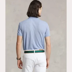 Polo Ralph Lauren miesten pikeepaita, POLO PIKEE CUSTOM SLIM Vaaleansininen