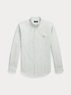 Polo Ralph Lauren miesten kauluspaita Long Sleeve Sport Shirt, vaaleanvihreä