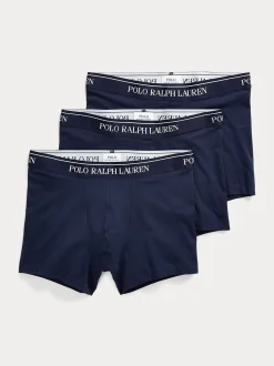 Polo Ralph Lauren Miesten Bokserit 3-Pack, CLASSIC 3-PACK TRUNK Tummansininen