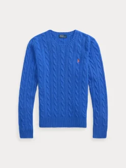 Polo Ralph Lauren naisten neulepusero, JULIANNA LS PULLOVER Keskisininen