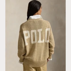 Polo Ralph Lauren naisten neule Sweather Pullover, kameli