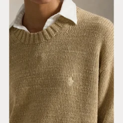 Polo Ralph Lauren naisten neule Sweather Pullover, kameli