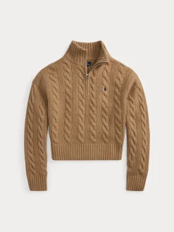 Polo Ralph Lauren naisten neule, SWEATER-PULLOVER Kameli