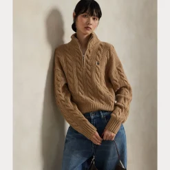 Polo Ralph Lauren naisten neule, SWEATER-PULLOVER Kameli