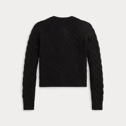 Polo Ralph Lauren naisten neuletakki SWEATER-CARDIGAN, musta