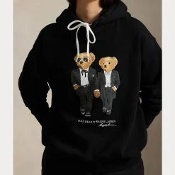 Polo Ralph Lauren naisten huppari POLO BEAR, musta