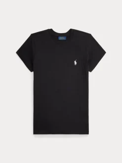 Polo Ralph Lauren naisten t-paita, NEW RLTPP-SHORT SLEEVE-T-SHIRT Musta
