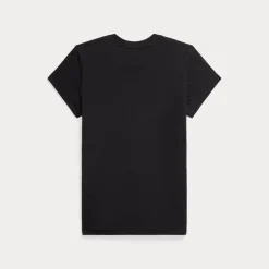 Polo Ralph Lauren naisten t-paita, NEW RLTPP-SHORT SLEEVE-T-SHIRT Musta