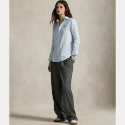 Polo Ralph Lauren naisten paitapusero, WOVEN-SPORT SHIRT-SHIRT Vaaleansininen