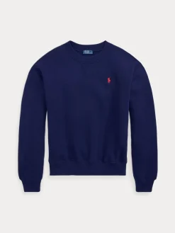 Polo Ralph Lauren naisten collegepaita Fleece Crewneck, tummansininen