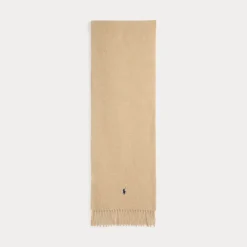 Polo Ralph Lauren naisten huivi, SLD WL SCRF-SCARF-OBLONG Vaalea Beige