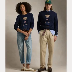 Polo Ralph Lauren unisex neulepusero Polo Bear, Tummansininen
