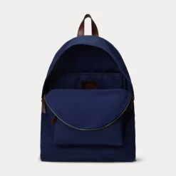 Polo Ralph Lauren Unisex reppy Polo bear Canvas Backbag, tummansininen